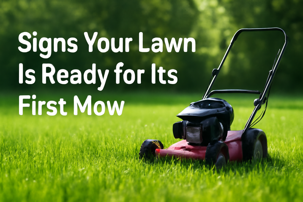 Signs Your Lawn Is Ready for Its First Mow